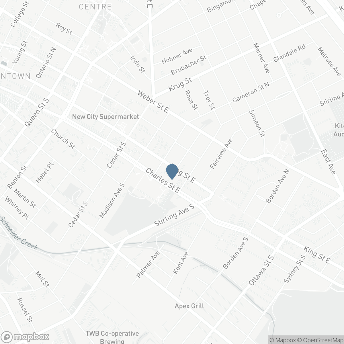555 KING Street E Unit# 102, Kitchener, Ontario N2G 2L9